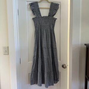 Hill House Gray Plaid Dress
